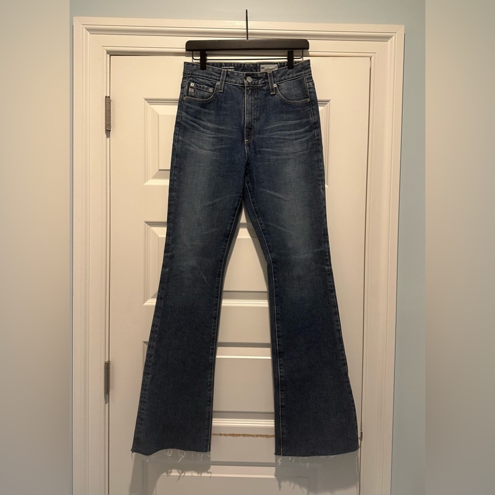 AG Jeans Womens Alexxis Boot High Rise Vintage Boot Cut Contour 360